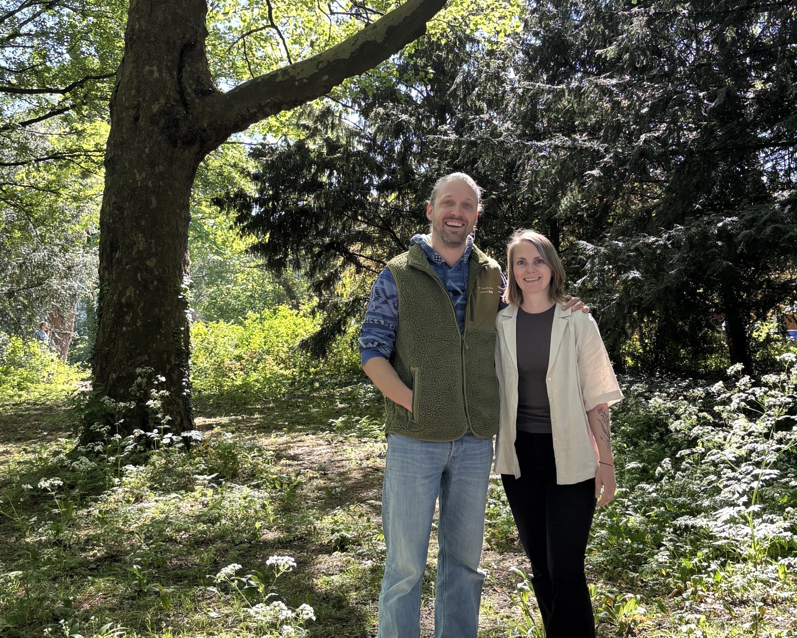 Voedselbos van de Zaak: Rene en Lisa